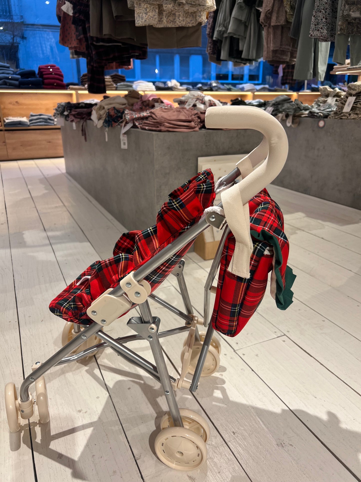 Bolsita para carrito muñeca escocesa