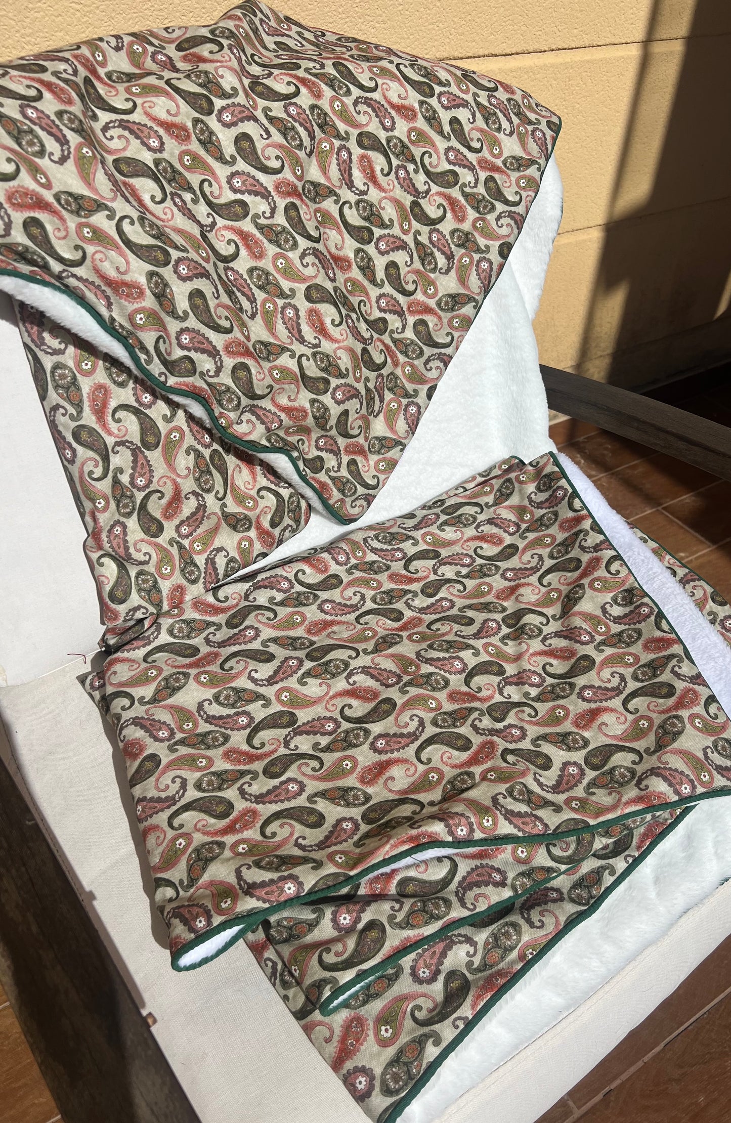 Manta flores de amebas