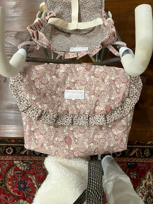 Bolsita para carrito muñeca índigo rosa