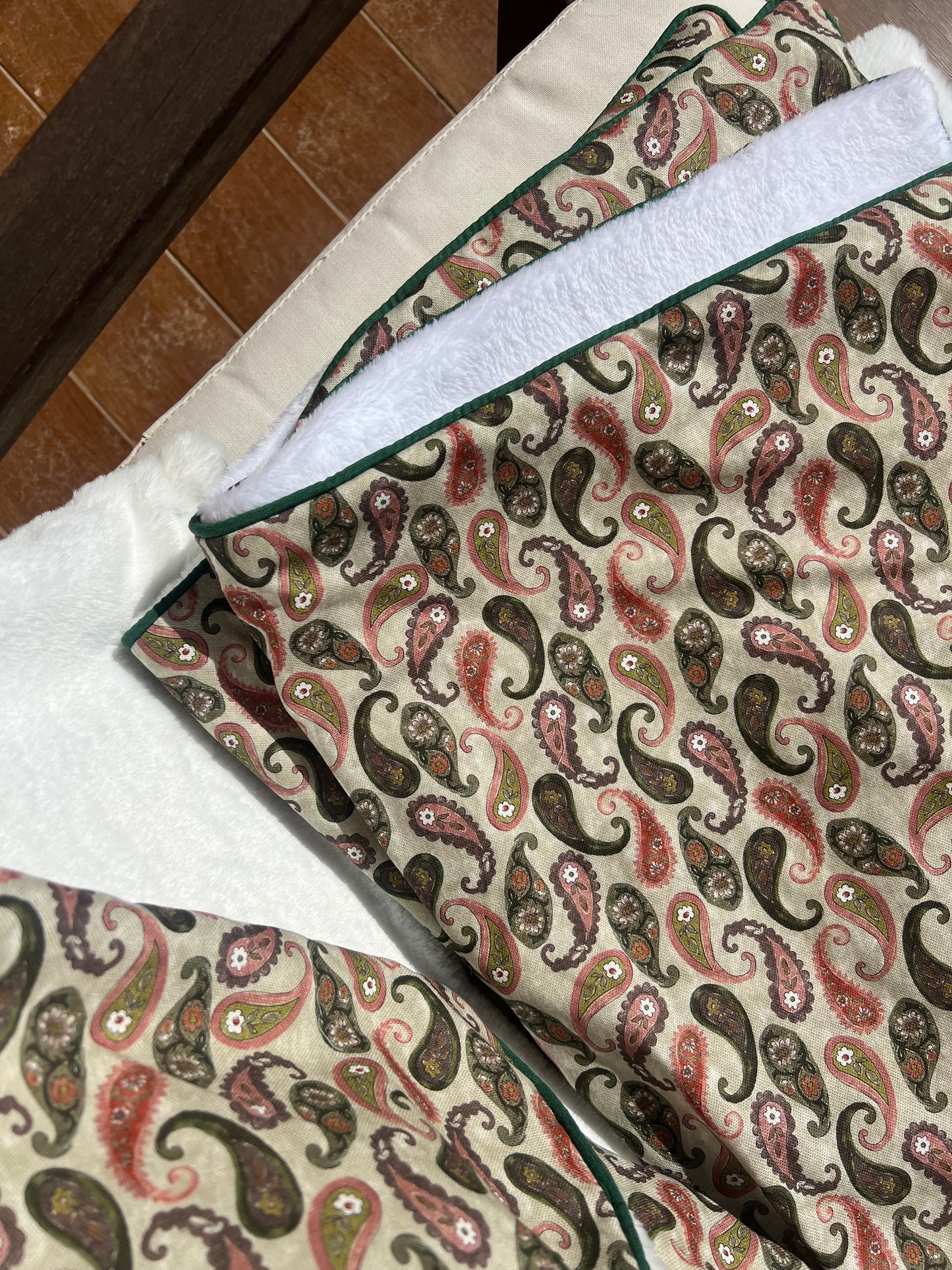 Manta flores de amebas