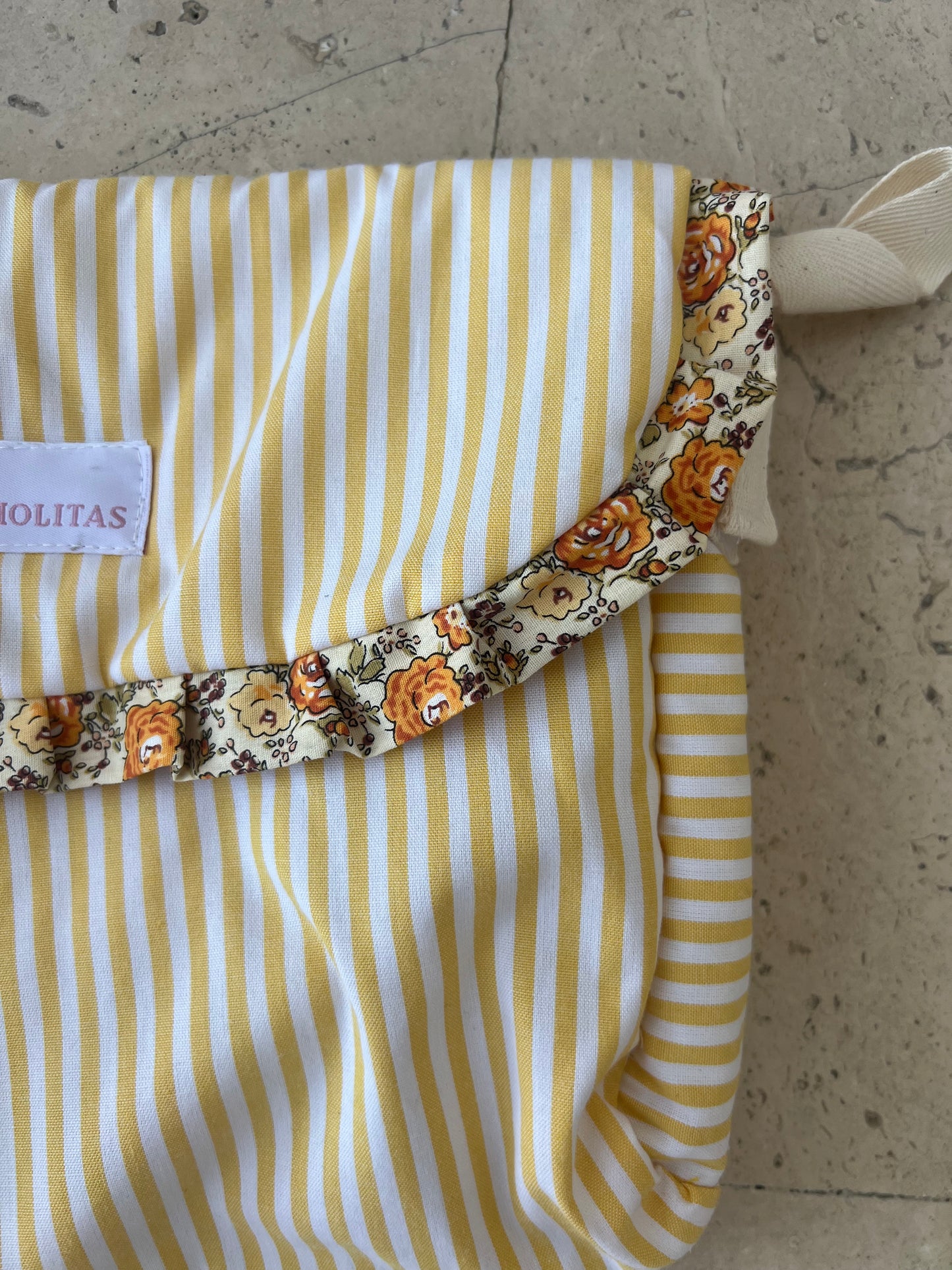 Bolsita para carrito muñeca amarilla