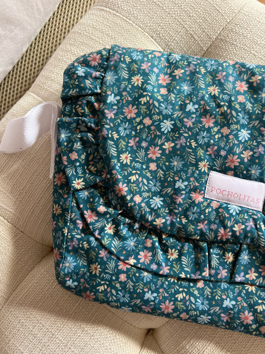 Bolsita para carrito muñeca liberty azul